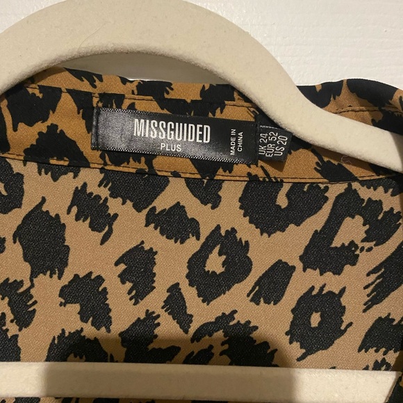 Leopard Print Smock Dress - Picture 4 of 4